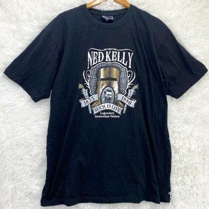 Vintage Australia Men's Ned Kelly Outlaw Legend Such Is Life T-Shirt Size 2XL
